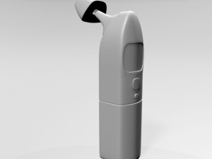 Infrared Forehead Thermometer 03 3D-Modell