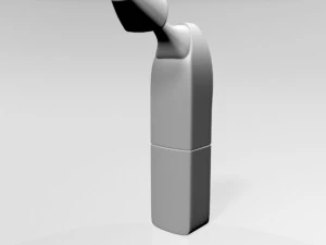 Infrared Forehead Thermometer 03 3D Model