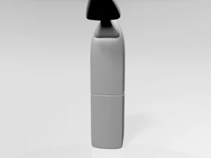 Infrared Forehead Thermometer 03 3D Model