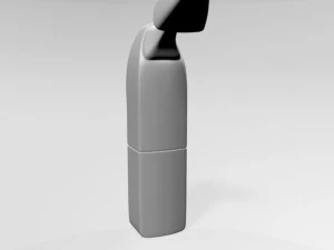 Infrared Forehead Thermometer 03 3D Model