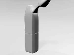 Infrared Forehead Thermometer 03 3D Model