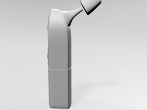 Infrared Forehead Thermometer 03 3D-Modell