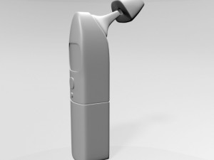 Infrared Forehead Thermometer 03 3D-Modell