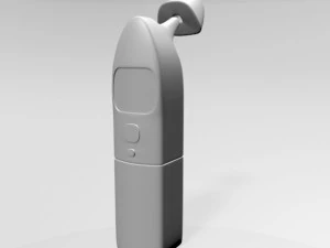 Infrared Forehead Thermometer 03 3D Model
