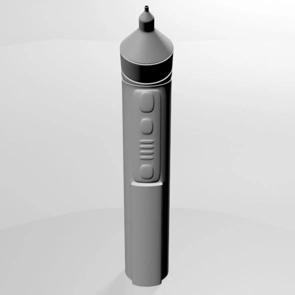 Baby Nasal Aspirator 02 3D Model .c4d .max .obj .3ds .fbx .stl .blend