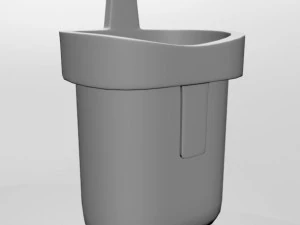 Hanging Bath Toy Storage 01 3D Model