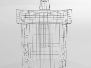 Hanging Bath Toy Storage 01 3D Model