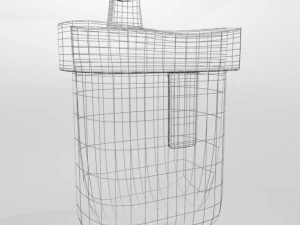 Hanging Bath Toy Storage 01 3D Model