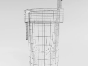 Hanging Bath Toy Storage 01 3D Model