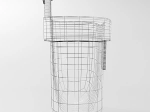 Hanging Bath Toy Storage 01 3D Model