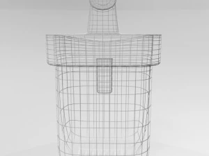 Hanging Bath Toy Storage 01 3D Model