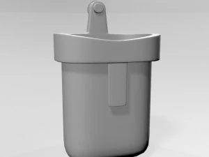 Hanging Bath Toy Storage 01 3D Model