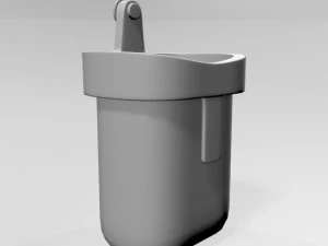 Hanging Bath Toy Storage 01 3D Model
