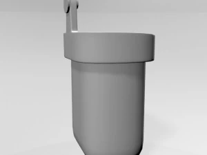 Hanging Bath Toy Storage 01 3D Model