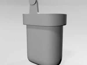 Hanging Bath Toy Storage 01 3D Model
