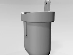 Hanging Bath Toy Storage 01 3D Model