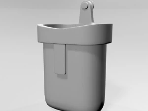 Hanging Bath Toy Storage 01 3D Model