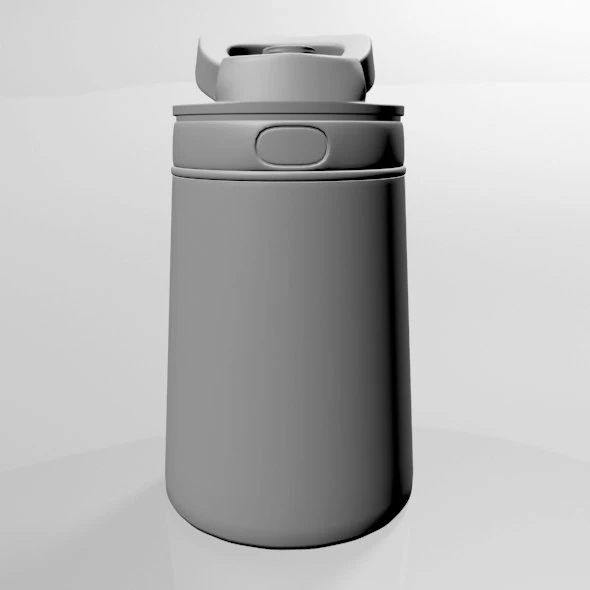 Kids Water Bottle 01 3D Model .c4d .max .obj .3ds .fbx .stl .blend 