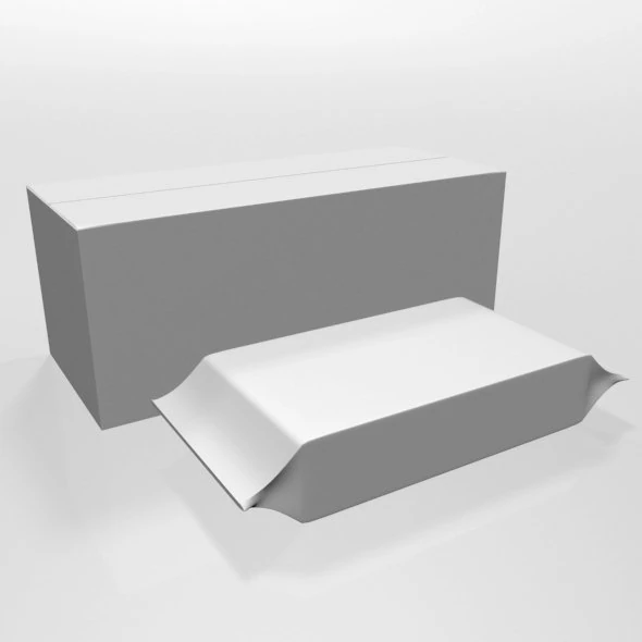 Baby Wipes 01 3D Model .c4d .max .obj .3ds .fbx .stl .blend 