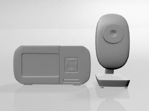 Baby Video Monitor and Digital Camera 03 Model 3D
