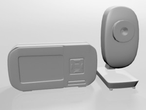 Baby Video Monitor and Digital Camera 03 Model 3D