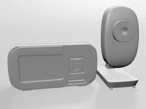 Moniteur vid&eacute;o pour b&eacute;b&eacute; et appareil photo num&eacute;rique 03 Modèle 3D