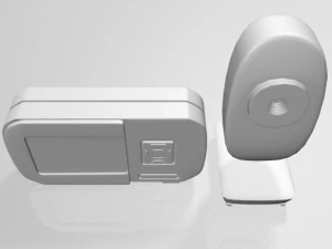Moniteur vid&eacute;o pour b&eacute;b&eacute; et appareil photo num&eacute;rique 03 Modèle 3D