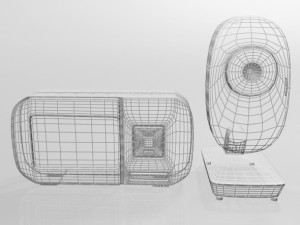 Baby Video Monitor and Digital Camera 03 Model 3D