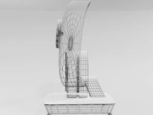 Moniteur vid&eacute;o pour b&eacute;b&eacute; et appareil photo num&eacute;rique 03 Modèle 3D