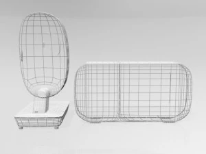 Moniteur vid&eacute;o pour b&eacute;b&eacute; et appareil photo num&eacute;rique 03 Modèle 3D