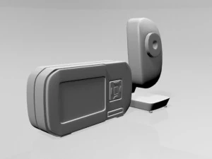 Moniteur vid&eacute;o pour b&eacute;b&eacute; et appareil photo num&eacute;rique 03 Modèle 3D