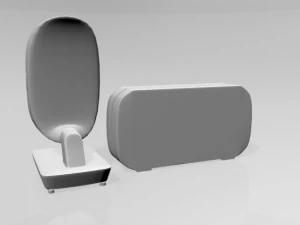 Moniteur vid&eacute;o pour b&eacute;b&eacute; et appareil photo num&eacute;rique 03 Modèle 3D