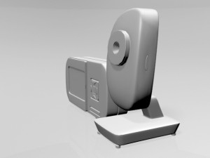Baby Video Monitor and Digital Camera 03 Model 3D