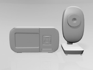Baby Video Monitor and Digital Camera 03 Model 3D