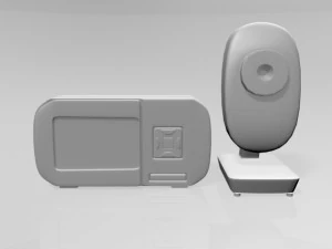 Moniteur vid&eacute;o pour b&eacute;b&eacute; et appareil photo num&eacute;rique 03 Modèle 3D