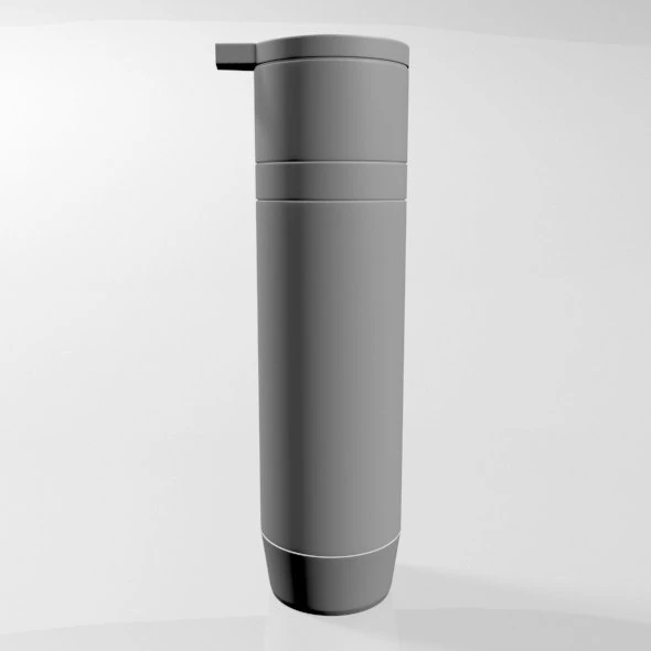 Baby Wash and Shampoo Bottle 03 3D Model .c4d .max .obj .3ds .fbx .stl .blend 