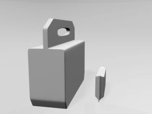 赤ちゃんのおしりふき02 3Dモデル