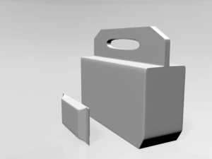 赤ちゃんのおしりふき02 3Dモデル