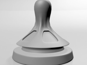 Baby Bottle Nipple 02 Model 3D