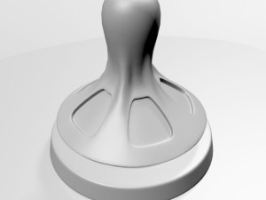 Baby Bottle Nipple 02 Modelo 3D