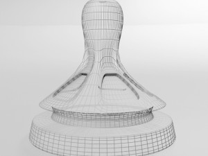 Baby Bottle Nipple 02 Modelo 3D