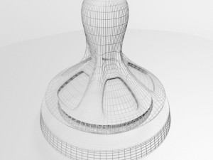 Baby Bottle Nipple 02 Modelo 3D