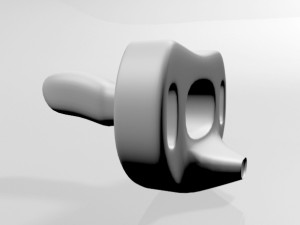 Baby Pacifier 01 Model 3D