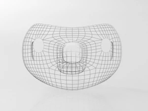 Baby Pacifier 01 3D Model