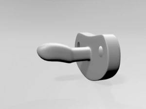 Baby Pacifier 01 3D Model