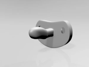Baby Pacifier 01 3D Model