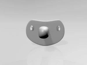 Baby Pacifier 01 3D Model