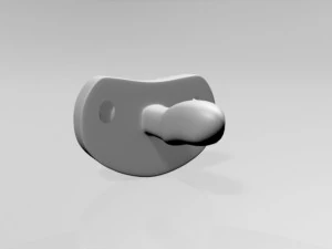 Baby Pacifier 01 3D Model