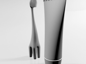 Training Toothbrush Set 01 Modèle 3D