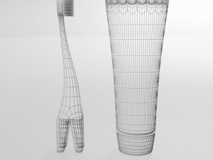 Training Toothbrush Set 01 Modèle 3D